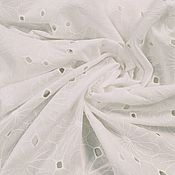 Материалы для творчества handmade. Livemaster - original item Fabric: Cotton Richelieu Flowers. Handmade.