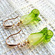 Murano Glass Earrings Cabbage. Earrings. AfricaForever. My Livemaster. Фото №6