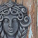 Order Garden mask of the virgin, facade bas-relief of a mythical face. Decor concrete Azov Garden. Livemaster. . Interior masks Фото №3