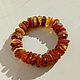 Bracelet made of untreated medical amber 'Dark', Bead bracelet, Kaliningrad,  Фото №1