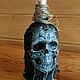 A bottle with a 'Skull' decor', Bottle design, Moscow,  Фото №1