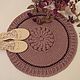 Carpets for home: round knitted rug made of cord, Floor mats, Kabardinka,  Фото №1