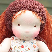 Вальдорфская кукла Розочка 16 см