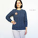 Women's sweater with braids with removable collar Sodom. Sweaters. CUTE-KNIT by Nata Onipchenko. My Livemaster. Фото №6
