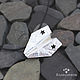 Подвес "Самолетик оригами". Подвеска. JEWELART Необычные украшения. Интернет-магазин Ярмарка Мастеров.  Фото №2