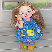Куклы и игрушки handmade. Livemaster - original item Interior doll:eva textile doll. Handmade.