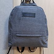 Travel bag: Blue Cosmetic Bag with Organizer Pockets Small Handbag