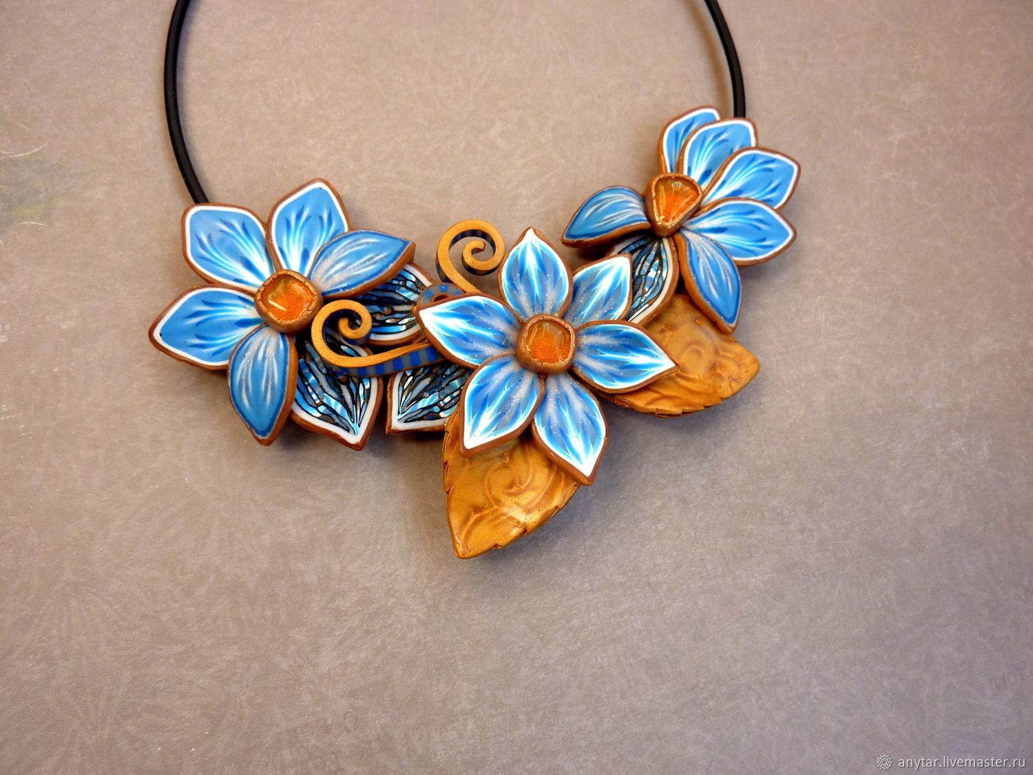 A beautiful pendant made of polymer clay will be an excellent decoration or souvenir for memory A beautiful pendant made of polymer clay will be an excellent decoration or souvenir for memory