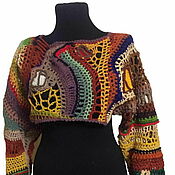 Одежда handmade. Livemaster - original item Hundertwasser Window sweater option 4. Handmade.