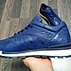 Sneakers made of genuine ostrich leather, in blue, in stock!. Sneakers. SHOES&BAGS. My Livemaster. Фото №6