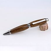 Канцелярские товары handmade. Livemaster - original item Premier ballpoint pen made of ovankol wood in an array case. Handmade.