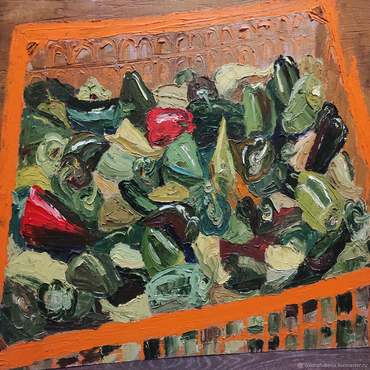 Картина «Урожай» в интернет-магазине Ярмарка Мастеров по цене 6500 ...