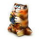 Order Figurine ceramic 'Cat fish'. aboka. Livemaster. . Figurine Фото №3