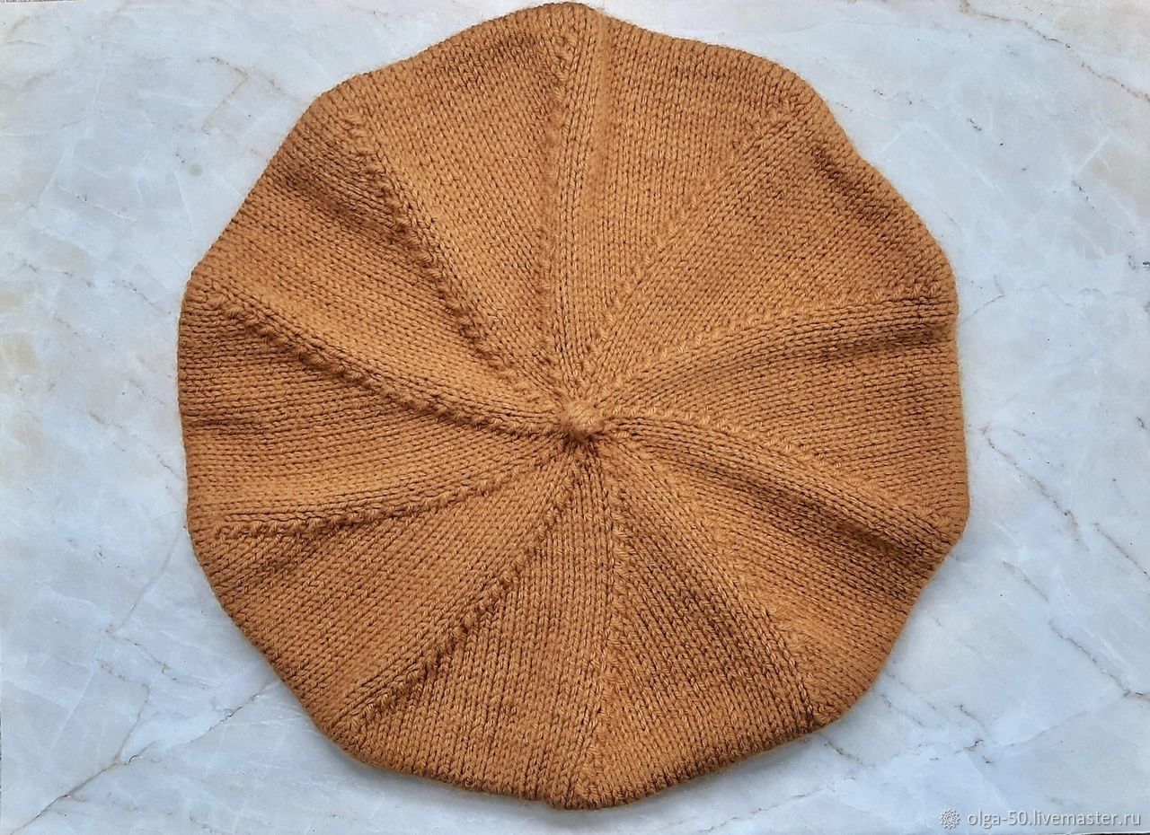 Береты: Женский берет в интернет-магазине Ярмарка Мастеров по цене 1200 ...