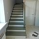 Лестница в стиле лофт массив лиственницы серый белый. Лестницы. Bog_art - лестницы из массива. Ярмарка Мастеров.  Фото №4