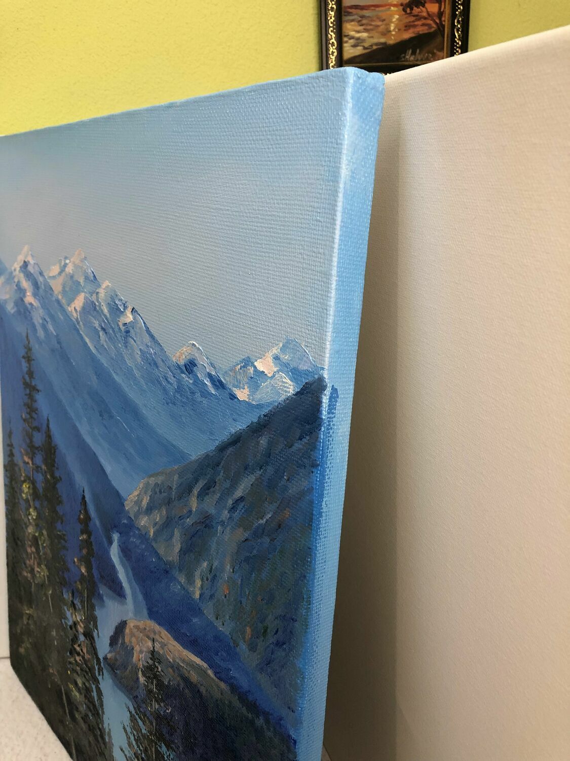 Картина Горы маслом на холсте в интернет-магазине на Ярмарке Мастеров ...