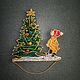 Brooch 'Baby and Christmas tree', Hairpin, St. Petersburg,  Фото №1