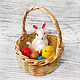 Soap Basket for Easter Handmade Gift Rabbit Easter. Soap. Edenicsoap - soap candles sachets. My Livemaster. Фото №5