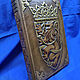 Leather notebook "KING LION" with initials, Diaries, Krivoy Rog,  Фото №1