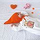 Order Newborn gift: Elf knitted cap orange. babyshop. Livemaster. . Gift for newborn Фото №3