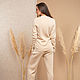 Order Beige tracksuit for women. SHAPAR - knitting clothes. Livemaster. . Tracksuits Фото №3