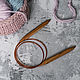 Wooden circular spokes made of natural wood cherry 14 mm. N22. Knitting Needles. ART OF SIBERIA. My Livemaster. Фото №5
