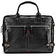 Leather business bag 'Roger' (black), Classic Bag, St. Petersburg,  Фото №1