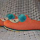 Women's felted Slippers Flat warm. Slippers. MMwool (marinamol). Online shopping on My Livemaster.  Фото №2