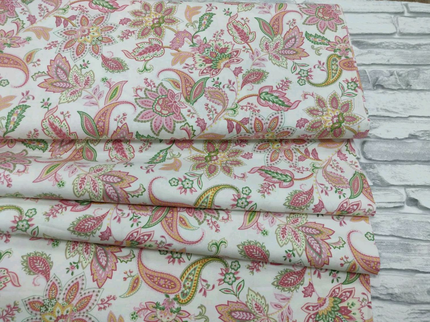 Нежные цветы и кора хлопок для пэчворка купить в интернет-магазине ...