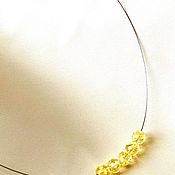 Украшения handmade. Livemaster - original item Choker 5 beads natural lemon amber. Handmade.