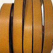 Кожаный шнур 10х2мм темно-коричневый. Испания