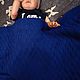 MANTA DE punto de BEBÉ para NIÑO(azul Marino), Linen in the crib, Dubna,  Фото №1