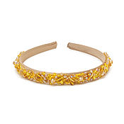 Украшения handmade. Livemaster - original item Headbands for hair gold. Handmade.