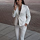 Women's summer pantsuit WHITE CLASSIC, Suits, Moscow,  Фото №1