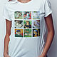Cotton T-shirt ' Cat Art'. T-shirts and undershirts for men. Dreamshirts. Online shopping on My Livemaster.  Фото №2