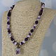 Order Necklace with a pendant of amethyst ' Crystal'. Magic box. Livemaster. . Necklace Фото №3
