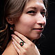 Order Earrings microphysical. Anna's pretty things (flowertenderann). Livemaster. . Earrings Фото №3