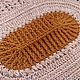 An oval rug is crocheted from the cord 'ginger'. Carpets. knitted handmade rugs (kovrik-makrame). My Livemaster. Фото №4