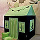 Детский домик-палатка "Lime home". Домики. JoyDom. Интернет-магазин Ярмарка Мастеров.  Фото №2