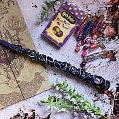 Серьги "Гарри Поттер" карта мародеров Хогвартс Harry Potter