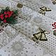 Скатерть новогодняя на стол "Узоры", Скатерти, Кущевская,  Фото №1