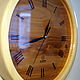Wall clock made of wood Ecoloft elegant eco-style 350mm. Watch. Original wall clocks. Online shopping on My Livemaster.  Фото №2
