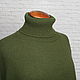 Sweater cashmere oversize loose shoulder coniferous. Sweaters. 'Crochet classics' YULIA (knittedclassics). My Livemaster. Фото №4
