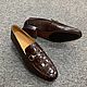 Loafers for men, made of genuine crocodile leather, in brown color!. Loafers. SHOES&BAGS. Online shopping on My Livemaster.  Фото №2