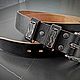 Ремень из натуральной кожи English Bridle с кованой пряжкой, Ремни, Волгоград,  Фото №1