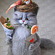 SPRING, HOWEVER! Knitted Tomcat. Stuffed Toys. Knitted toys Olga Bessogonova. Online shopping on My Livemaster.  Фото №2