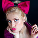 Order CLIPS: The bow of suede and leather. Decoration for hair. lanssveta. Livemaster. . Hairpins Фото №3