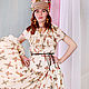 Chiffon dress 'Sewing cross'. Dresses. Moda No Time. Online shopping on My Livemaster.  Фото №2