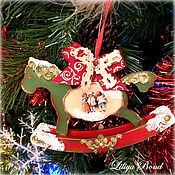 Сувениры и подарки handmade. Livemaster - original item Christmas toy-horse 