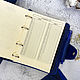 Кожаный блокнот-органайзер на кольцах модель Классика. Блокноты. Дарья Золотарева. Ярмарка Мастеров.  Фото №5